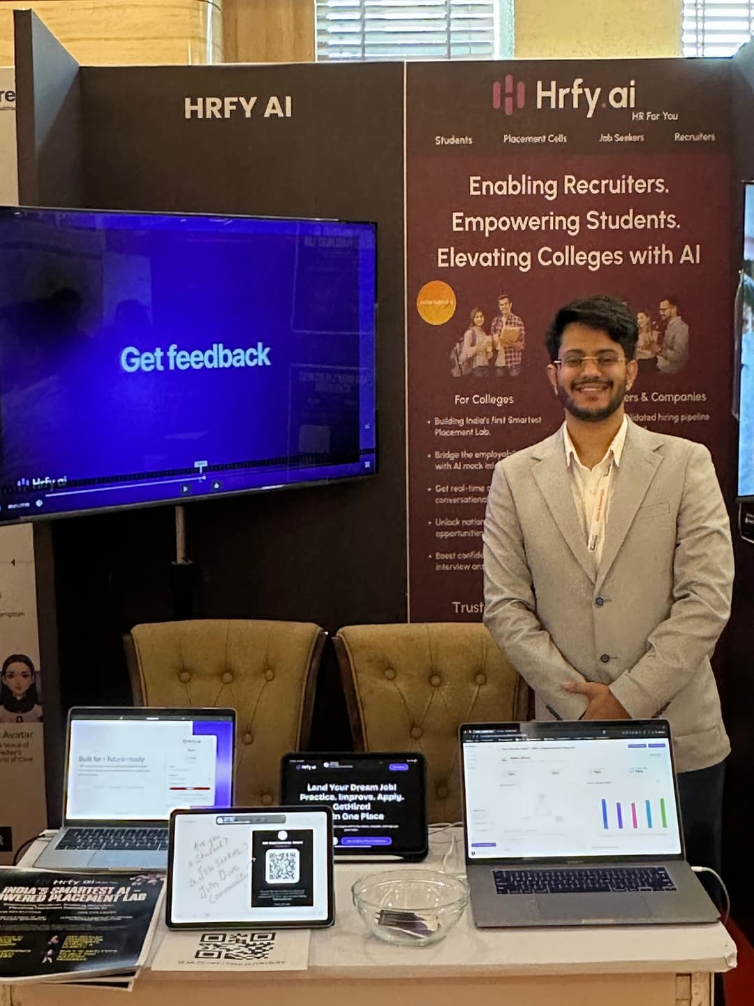 HRFY.AI Booth Demo